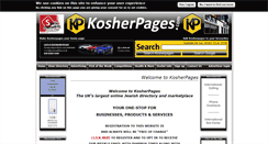 Desktop Screenshot of kosherpages.com